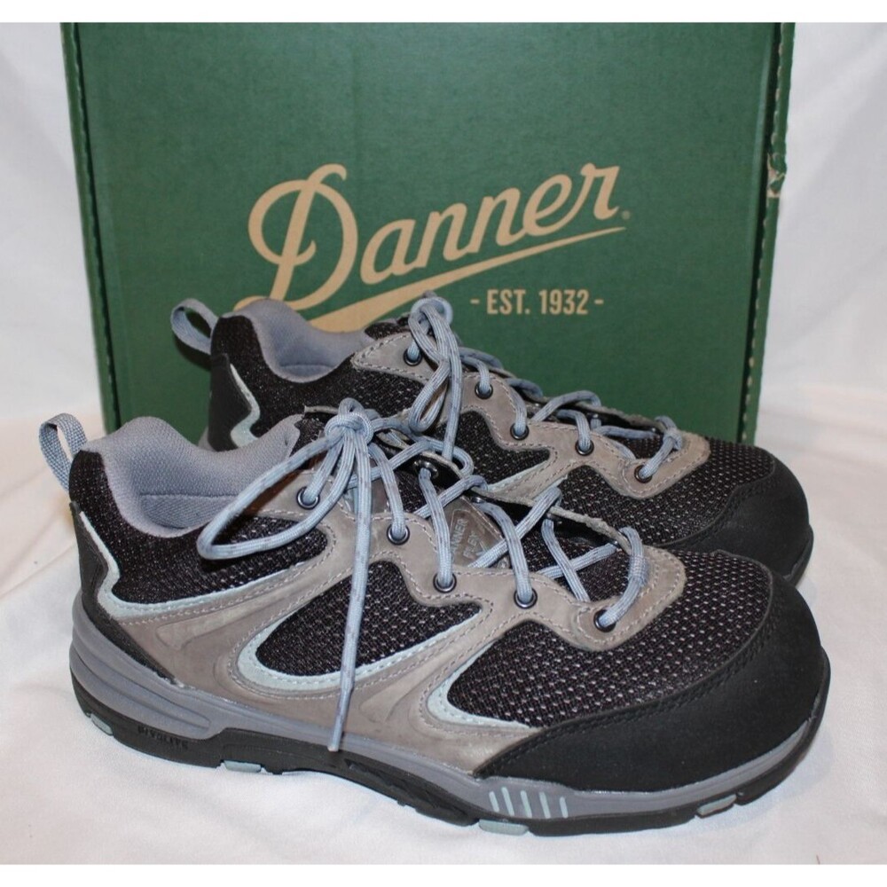 Danner Women's Springfield Low 3" Gray/Blue Composite Toe NMT SZ 9